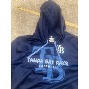 Tampa Bay Rays Jacket Mens 3XL Fanatics‎ Fleece Lined Fleece Drawstring MLB